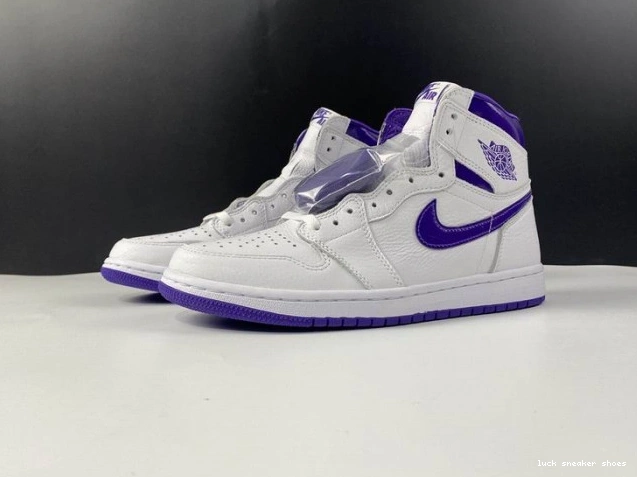 Rep LUCY RETRO CD0461-151 HIGH 1 AIR PURPLE JORDAN COURT 0629